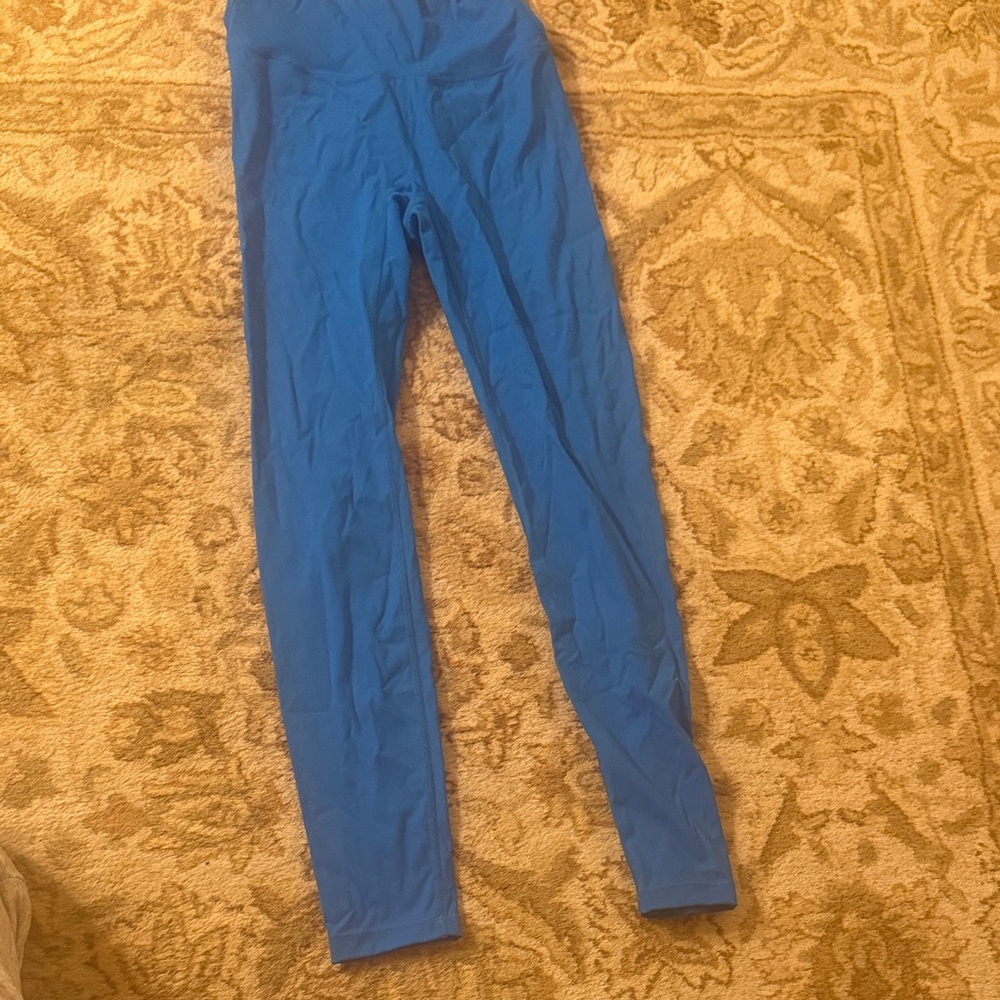 “lululemon” Vibrant Blue Leggings